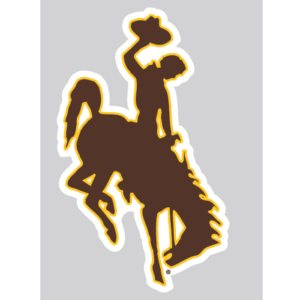 Wyoming Cowboys 5″ Bucking Horse Dizzler Decal 
