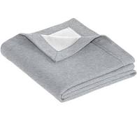 Wyoming Cowboys Sweatshirt Blanket - Grey