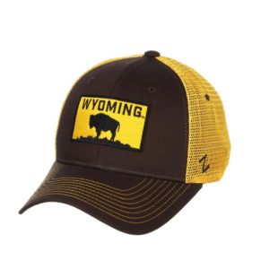 wyoming cowboys adjustable hat