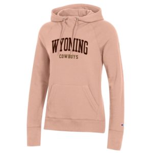 wyoming cowboys women's fleece hoodie