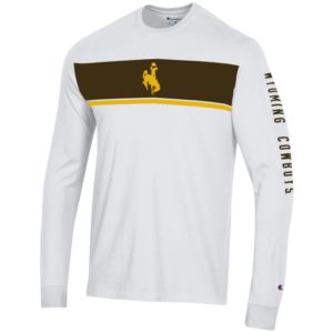 wyoming cowboys long sleeve tee