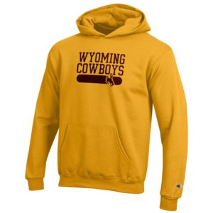 Wyoming Cowboys Youth Hood - Gold