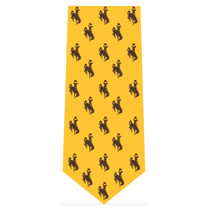 Men's Accessories Wyoming Cowboys Gear Brown and Gold Outlet