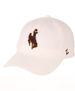 Wyoming Cowboys Bucking Horse Scholarship Hat – White