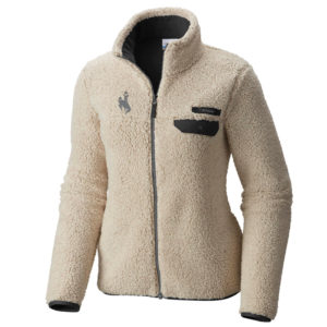 wyoming cowboys women's columbia full zip jacket