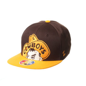 wyoming cowboys youth pistol pete hat
