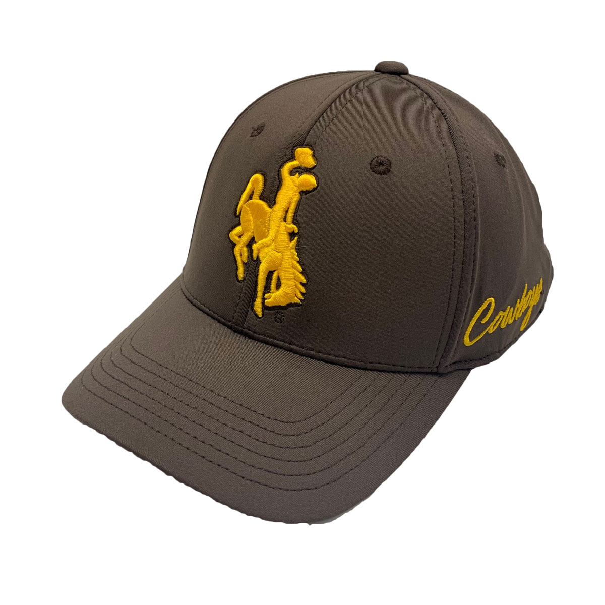 FlexFit Hats - Wyoming Cowboys Gear | Brown and Gold Outlet