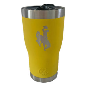 Wyoming Cowboys 20oz 2in1 Insulated Tumbler – Yellow