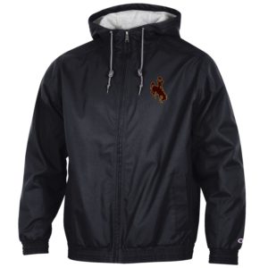 Wyoming Cowboys Full Zip Heavyweight Jacket – Black