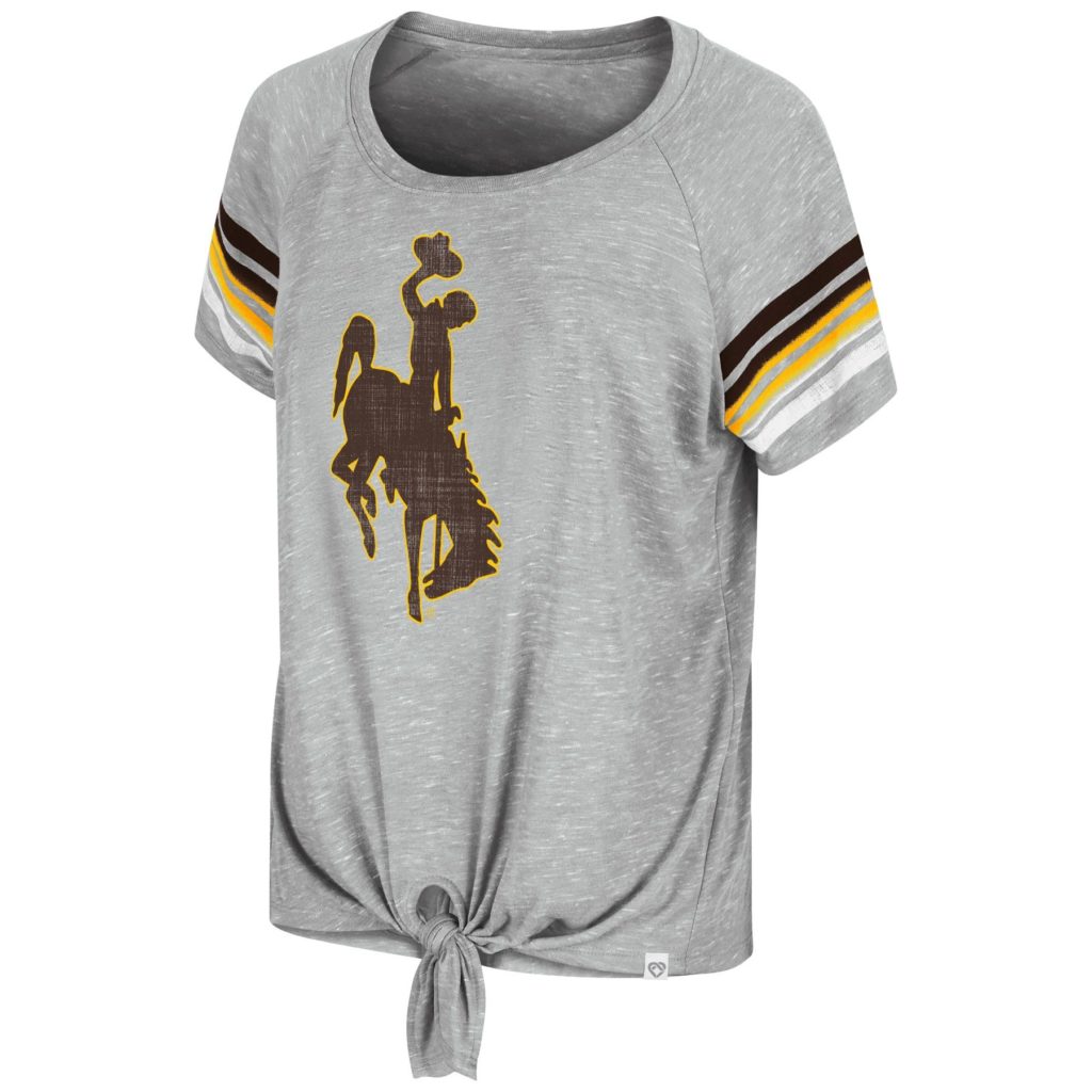 Women's Tees and Tanks - Wyoming Cowboys Gear | Brown and Gold Outlet