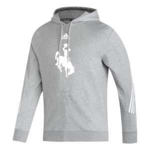 Adidas Wyoming Cowboys B/H Fashion Hoodie - Grey