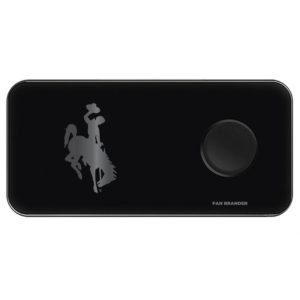 wyoming cowboys 3 in 1 wireless glass charger