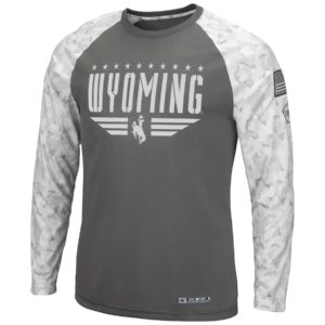 wyoming cowboys thumper long sleeve tee