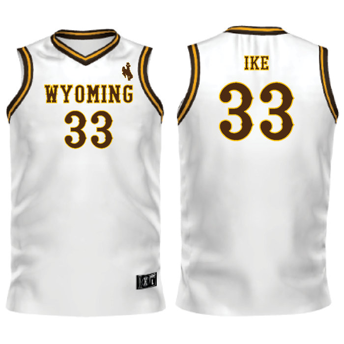Wyoming Cowboys Graham Ike #33 Basketball Jersey