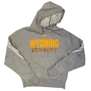 Adidas Wyoming Cowboys Fashion Hoodie - Grey