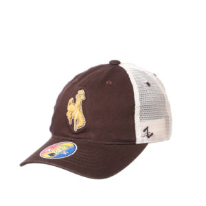 Wyoming Cowboys University Youth Hat - Brown/White