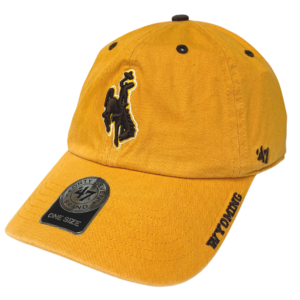 Wyoming Cowboys Clean Up Hat - Gold