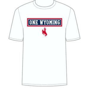 Wyoming Cowboys "One Wyoming" S/S Tee - White