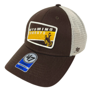 Wyoming Cowboys Youth MVP Hat - Brown/White