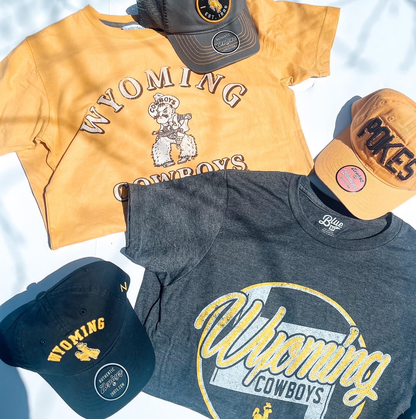 Sunny day essentials ☀️ #brownandgold #onewyoming