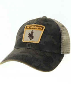 Wyoming Cowboys Old Favorite Adjustable Hat – Black Camo