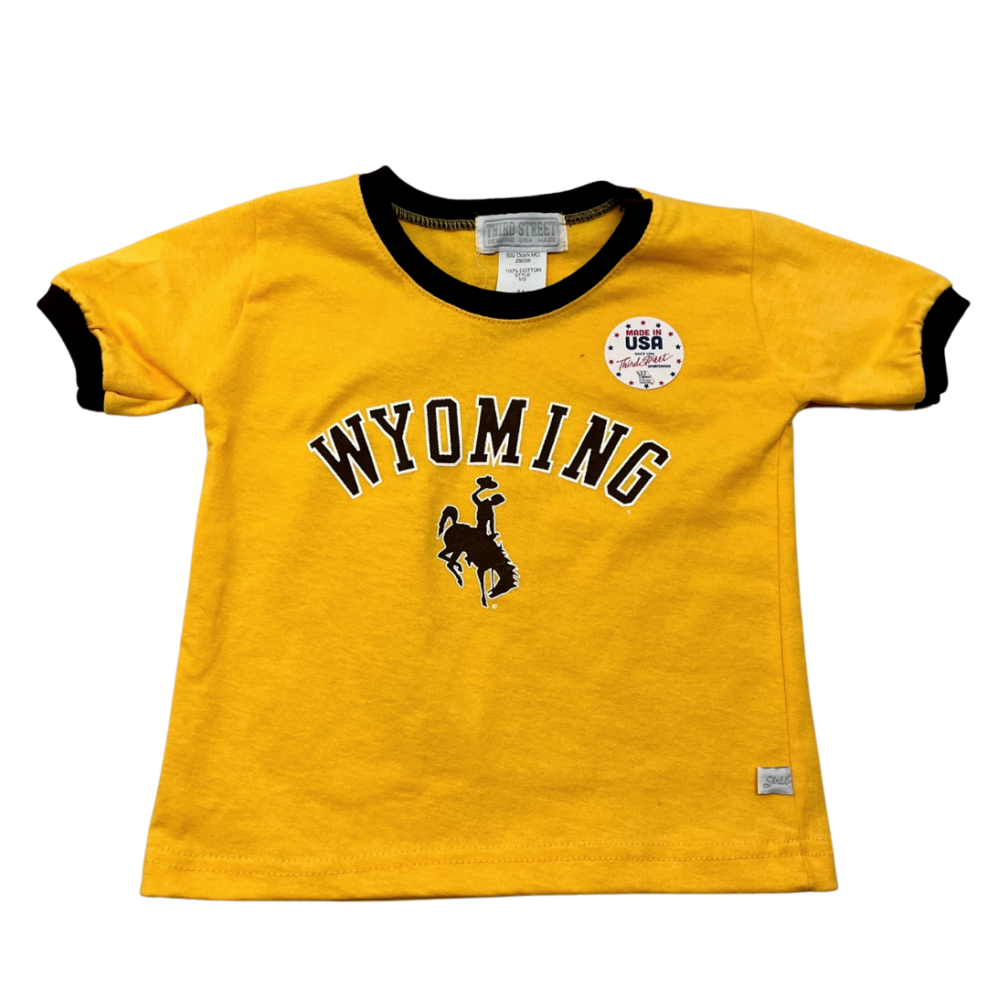 Wyoming Cowboys Toddler S/S Tee - Smoke