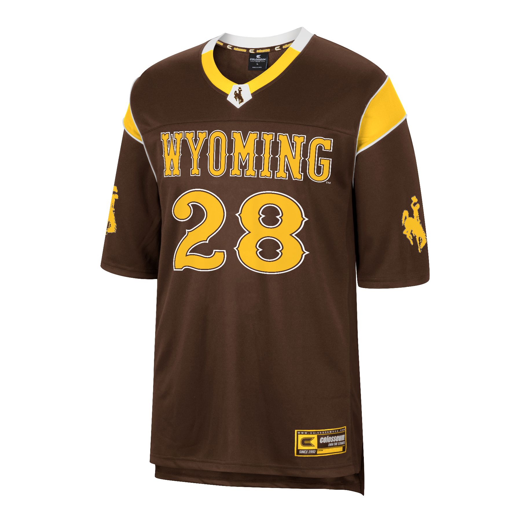Wyoming football jersey crypto blender intro