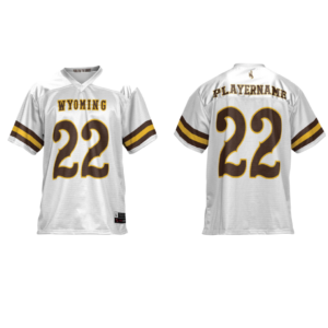 white football jersey with number 22
