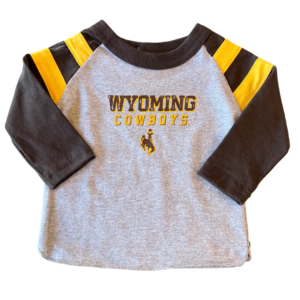 Wyoming Cowboys Toddler S/S Tee - Smoke