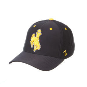 Wyoming Cowboys Dakota Cursive Hat - Stone/Brown/Gold