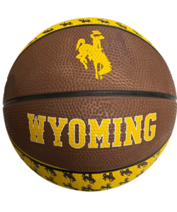 Wyoming Cowboys Mini Rubber Basketball