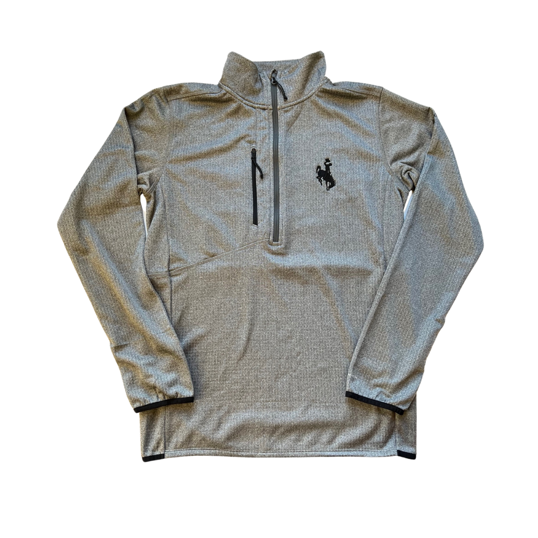 Wyoming Cowboys Pro-weave Sweatshirt Blanket - Grey