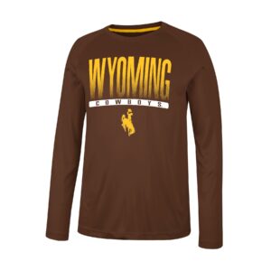 Adidas Wyoming Cowboys L/S Tee - Storm