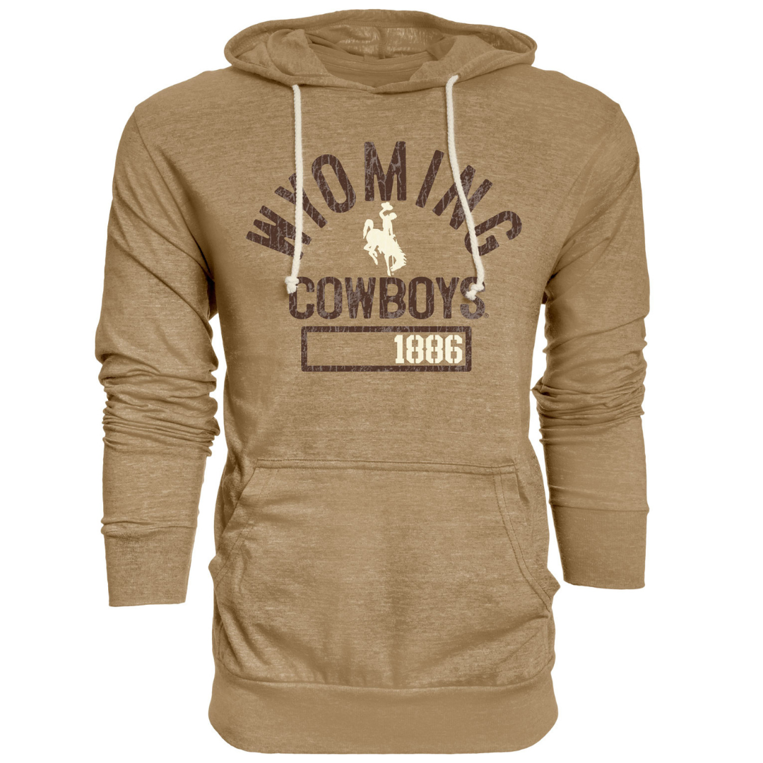 Wyoming Cowboys Shadow Hood - Grey