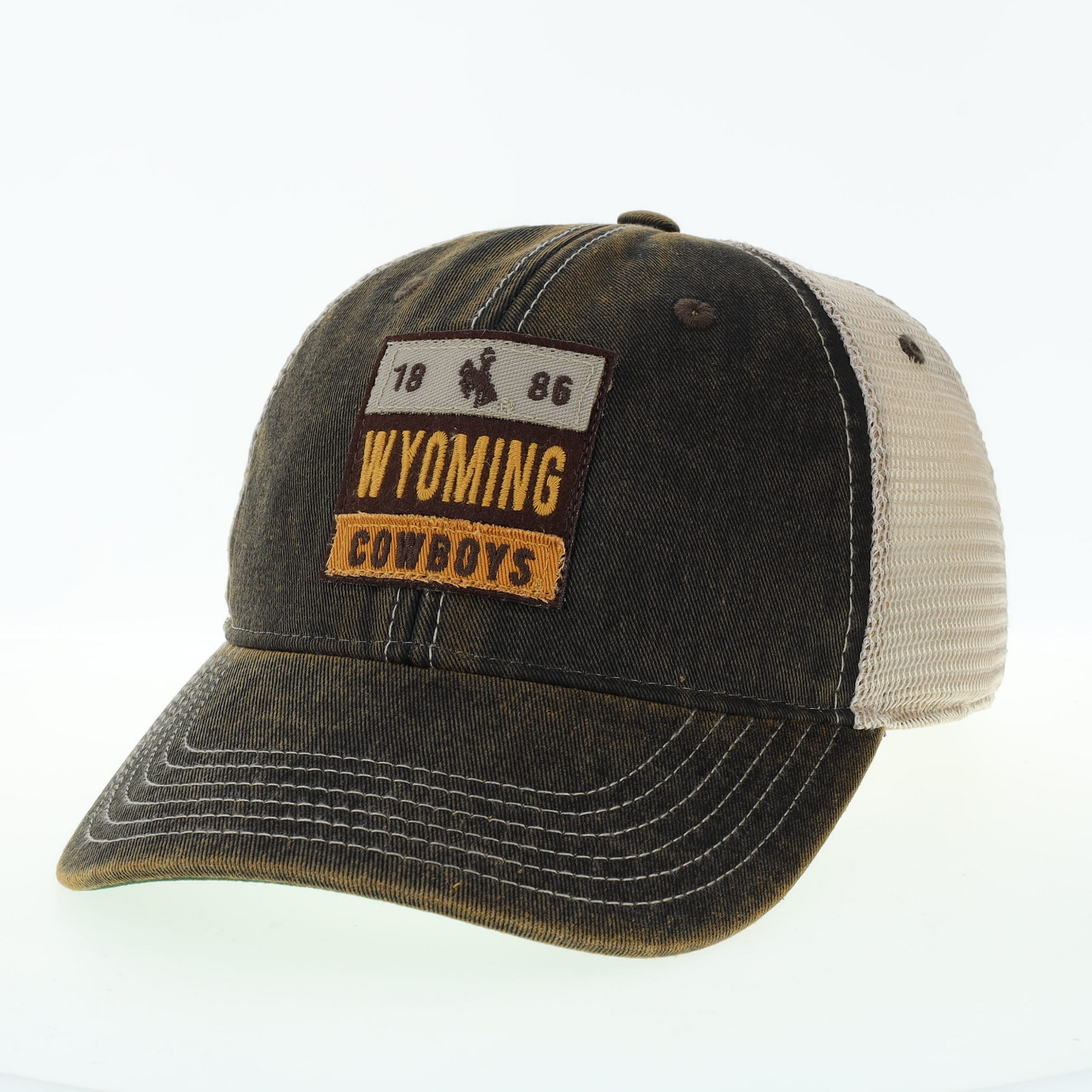 Wyoming Cowboys 1886 Patch Hat - Black