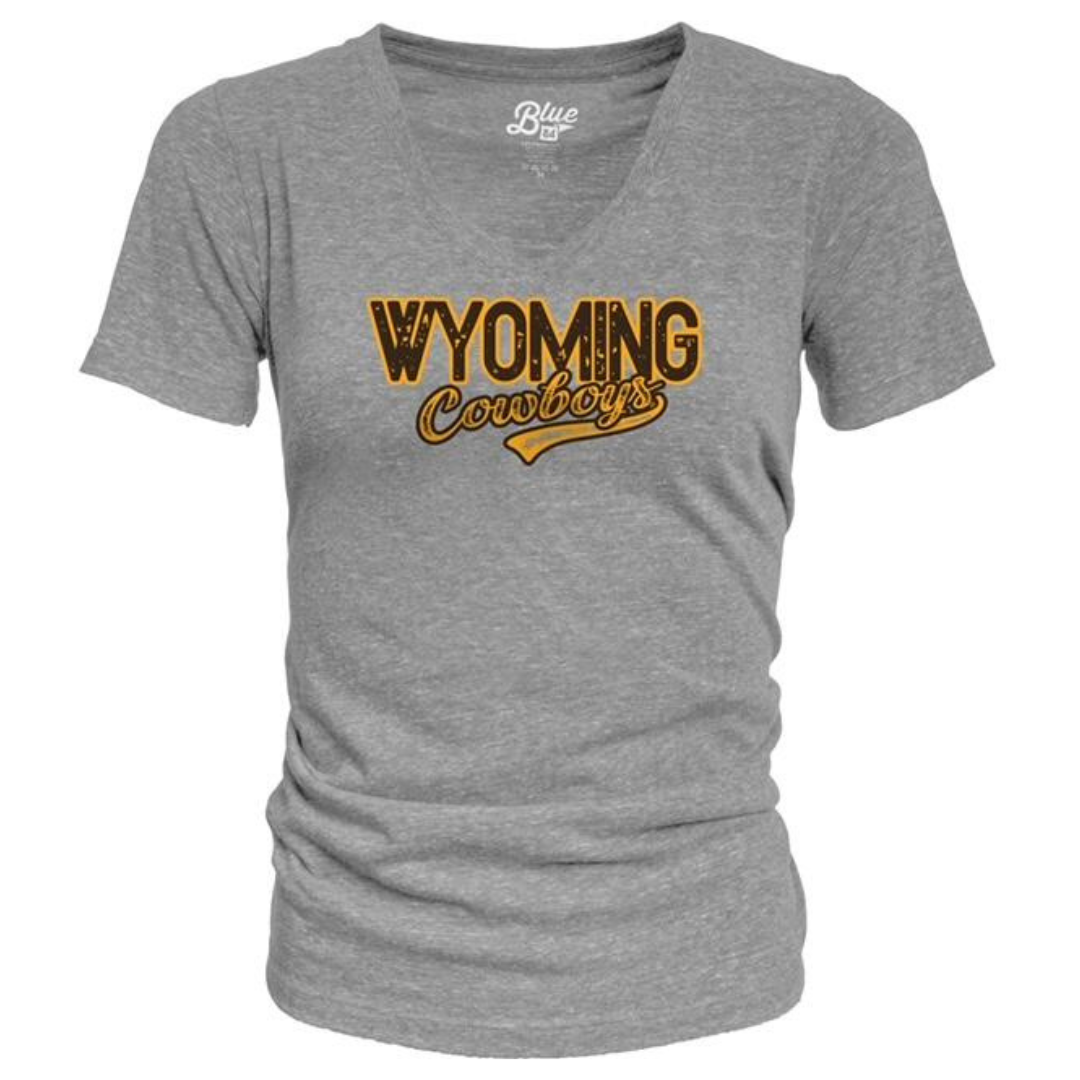 Wyoming Cowboys Women's Record Setter S/S Tee - Gold