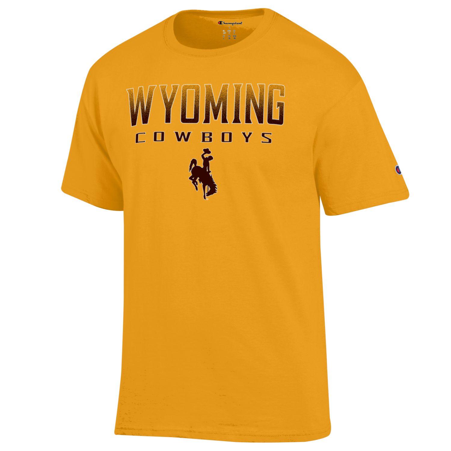 Men's Brown Wyoming Cowboys Long Sleeve T-Shirt