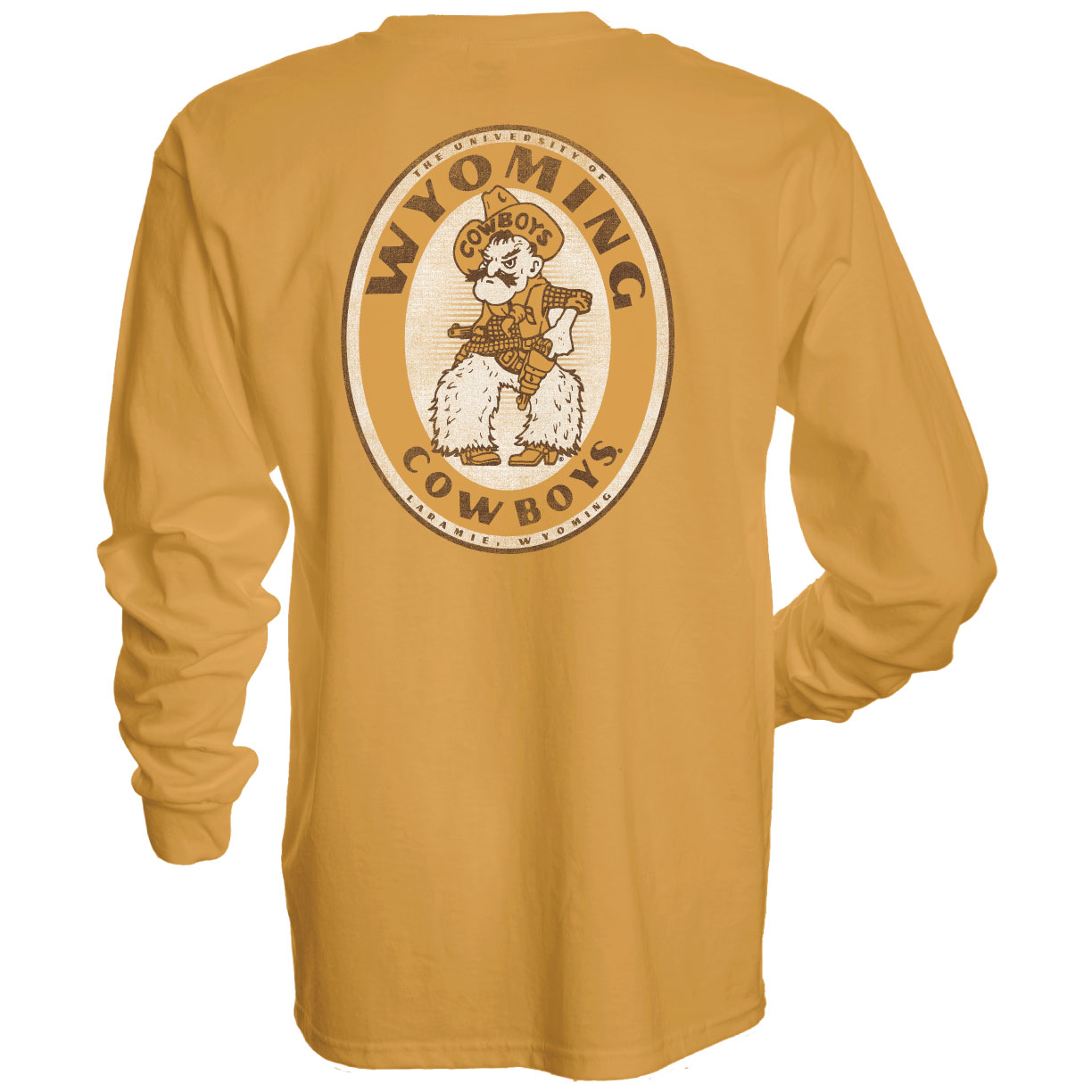 Wyoming Cowboys Traditional Tee - Gold