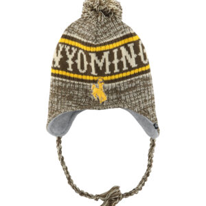 Wyoming Cowboys Youth Flatbill Hat - Black/Gold