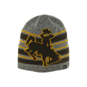 Wyoming Cowboys Women's Faded Pom Beanie - Brown