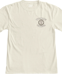 Wyoming Cowboys Circle Back 1886 W S/S Tee- Ivory