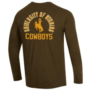 Wyoming Cowboys Champion University L/S Tee- Brown | Universit