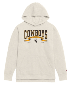 Wyoming Cowboys Women’s Academy Hooded Sweatshirt- Oatmeal