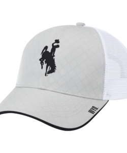 Wyoming Cowboys Radioisotopes Adjustable Hat- Grey/White